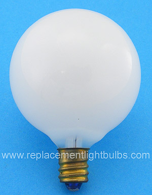 Westinghouse 40W G16.5 White Glass E12 light bulb replacement lamp
