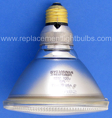 Sylvania 100PAR38/HEAT/CL/VWFL 100W 120V Clear Heat Lamp
