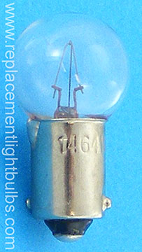 Eiko 1464 22V .25A BA9s Miniature Bayonet Light Bulb, Replacement Lamp