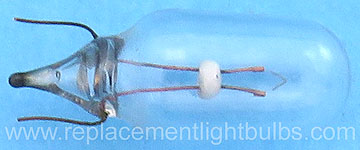 1834D 6.3V .159A Wire Leads Light Bulb