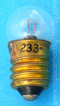 233 2.33V .27A E10 Minature Screw Light Bulb Replacement Lamp