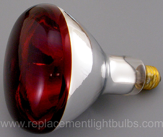 GE 250R40/10 250W 120V Red Heat Lamp, Replacement Light Bulb