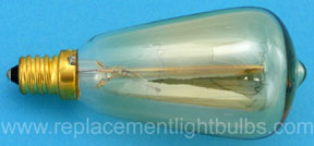 25ST38 25W 120V ST38 E12 Antique Thread Filament, Replacement Light Bulb