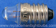 3644 3.7V .3A E10 TL-3 Lens End Lamp, Miniature Replacement Light Bulb