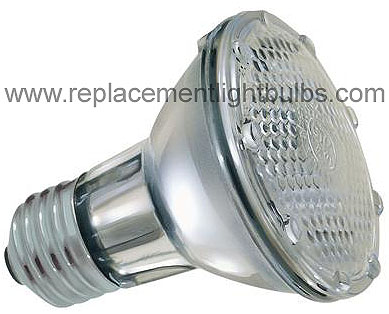 GE 38PAR20H/FL25-120V 38W Halogen PAR20 To Replace 50W Flood Light Bulb, Replacement Lamp