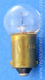 433 18V .25A Miniature Bayonet Replacement Light Bulb