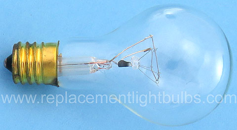 60A15/CL 130V 60W Clear E17 Intermediate Screw Light Bulb