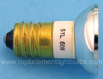 Sylvania 60RC SYL 60V 3W E12 Candelabra Screw Base Reflector Light Bulb