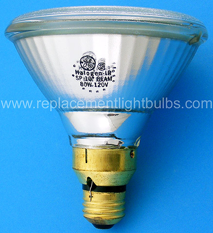GE 80PAR/HIR/SP10 80W 120V Halogen-IR SP 10° Beam Spot Lamp Light Bulb Replacement