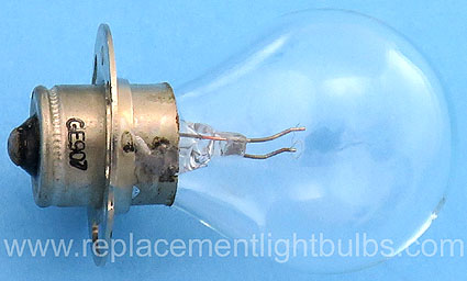 GE 907 6V 1A P30s Single Contact Prefocus Handheld Signal Light Bulb