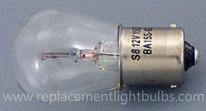 93 12V 1.08A 15CP Light Bulb, Replacement Lamp, 12W 15W