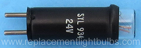 Sylvania SYL 934/IC 24V Clear Lens Pilot Light Bulb