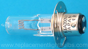 Q6.6A/T4/DCR 6.6A 200W DC Ring Airport Airfield Lamp Replacement Light Bulb