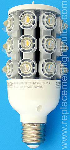 Eiko C0820-PT-40W-40K-N61-E39-DN-W LED 40W 120-277VAC 4000K Post Top LED Replacement Light Bulb