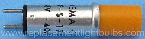 Eldema C-Lite CF-S-1762 CF04-ATS-1762 28V 40mA Amber Lens Pilot Light Bulb