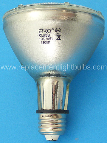 Eiko CMP35/PAR30LN/FL/842 35W 4200K PAR30/FL Long Neck Ceramic Metal Halide Flood Light Bulb Replacement Lamp