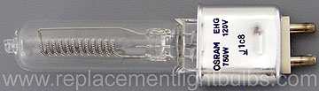 EHG 120V 750W Lamp Replacement Light Bulb Q750CL/TP 54512 Osram