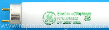 GE F17T8/SP35/ECO 17W 3500K Ecolux Fluorescent Light Bulb Replacement Lamp
