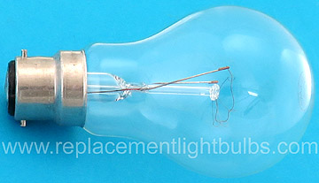 GLS 120V 60W B22D Light Bulb Replacement Lamp