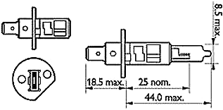 H1 12V 55W Graphic