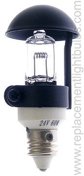 Skylux 24V 60W E11 Black Umbrella Lamp Replacement Light Bulb