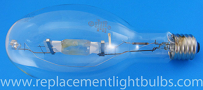 GE MVR400/U M59/S 400W R400 Multi-Vapor Metal Halide Replacement Lamp, Light Bulb