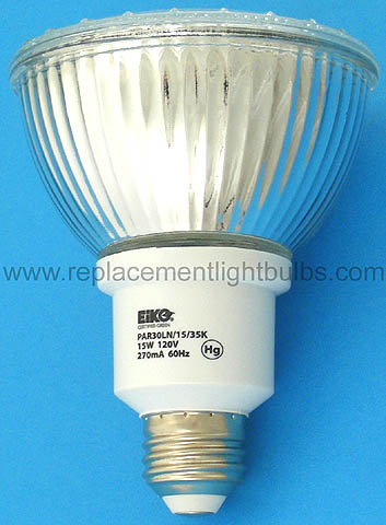 Eiko PAR30LN/15/35K 120V 15W 3500K PAR30 Long Neck Energy Saving Replacement Light Bulb