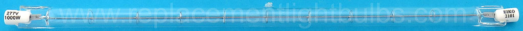 Q1000T3/CL 277V 1000W Double Ended R7s 10 Inch Halogen Light Bulb Replacement Lamp
