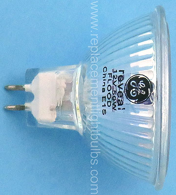 GE Q50MR16/FCCG/RV 12V 50W Flood Cover Glass Reveal Light Bulb
