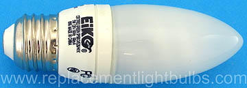 Eiko SP5B13/E26/41K 5W 120V B13 Candle 4100K Certified Green Energy Saving Light Bulb