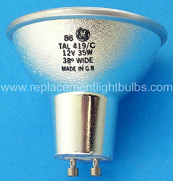 GE TAL419/C Q35MR16/Q/40/TL 12V 35W Wide Flood Light Bulb