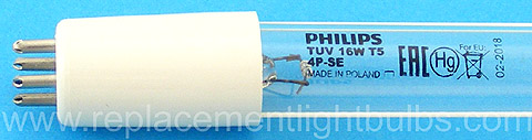 Philips TUV 16W T5 4P SE 16W TUV16T5/4P/SE Germicidal UV-C Lamp Replacement Light Bulb