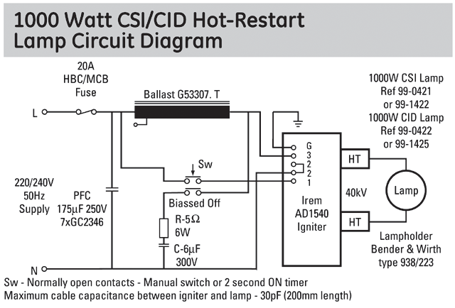 CID1000/HR Wiring Diagram