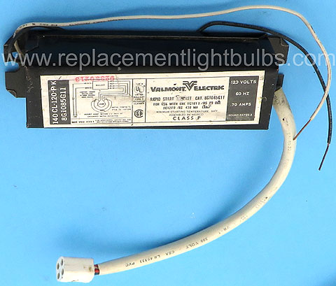 Valmont 8G1085G11 120V FC12T9/RS FC16T9/RS Fluorescent Lamp Ballast