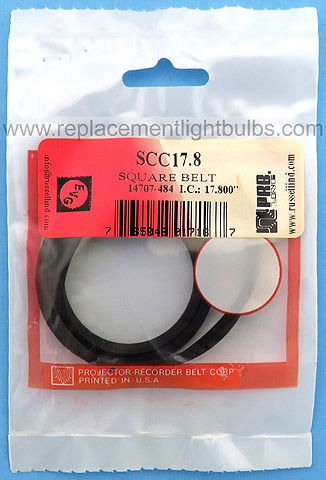 PRB SCC17.8 17.8 Inch IC .118 Inch Wide Replacement Projector Belt