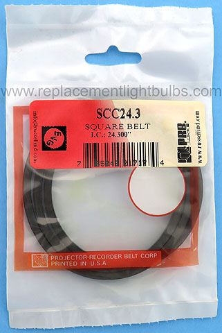 PRB SCC24.3 24.3 Inch IC .122 Inch Wide Replacement Projector Belt