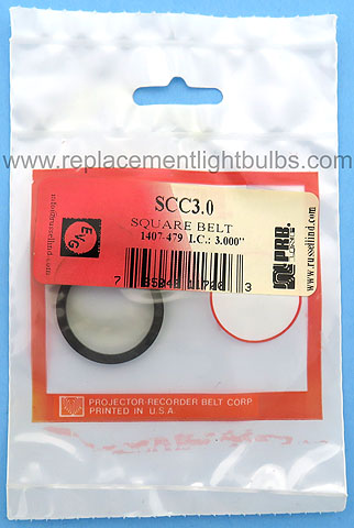 PRB SCC3.0 3 Inch IC .1 Inch Thick Replacement Projector Belt