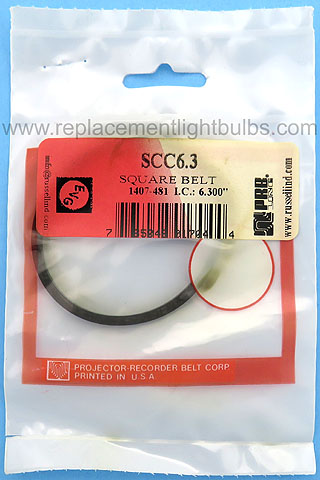 PRB SCC6.3 6.3 Inch IC .109 Inch Wide Replacement Projector Belt