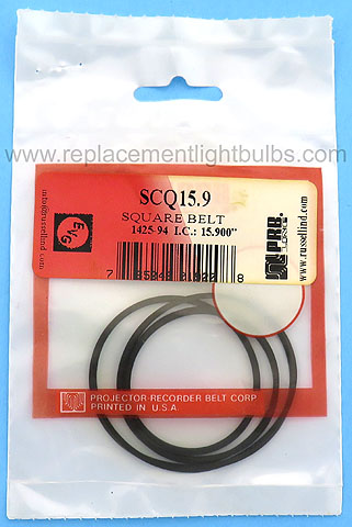 PRB SCQ15.9 15.9 Inch IC .0595 Inch Wide Square Rubber Replacement Projector Belt