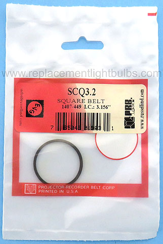 PRB SCQ3.2 3.156 Inch IC .063 Inch Wide Replacement Projector Belt