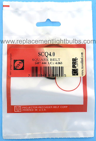 PRB SCQ4.0 4.063 Inch IC .054 Inch Thick Replacement Projector Belt