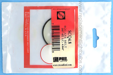 PRB SCQ4.8 4.844 Inch IC .0625 Inch Wide Replacement Projector Belt