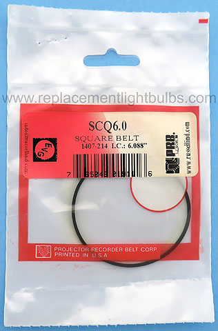 PRB SCQ6.0 6.088 Inch IC .049 Inch Wide Replacement Projector Belt