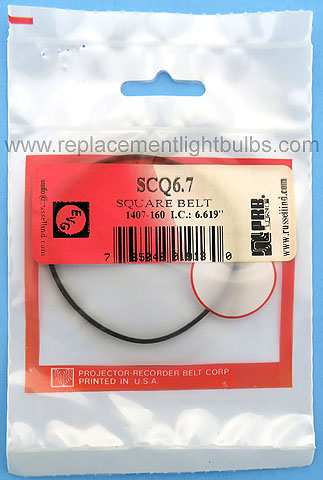 PRB SCQ6.7 6.619 Inch IC .053 Inch Wide Replacement Projector Belt