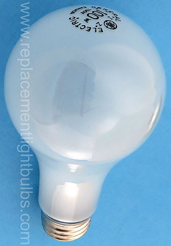 GE 100A21 130V 100W Inside Frosted Light Bulb