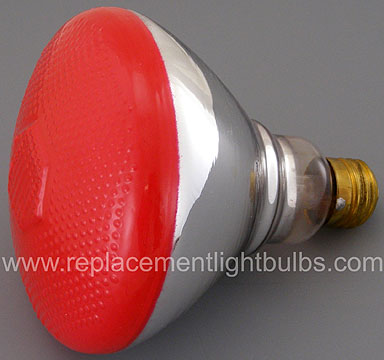 100BR38/R 120V 100W Red Reflector Flood Light Bulb