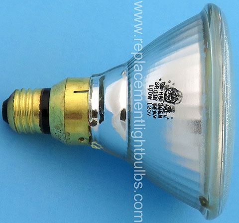 GE 100PAR/H/SP10 120V 100W SP 10 Spot Beam Halogen Light Bulb