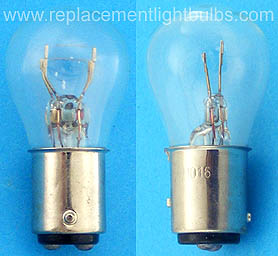 1016 12V 21/6CP S-8 BAY15d Automotive Light Bulb