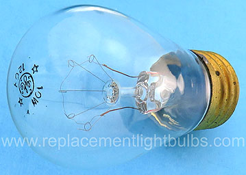 GE 10S14/CL 120V 10W S14 Clear Light Bulb