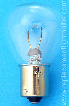 1143 12.5V 32CP BA15s RP11 Clear Light Bulb Automotive Lamp